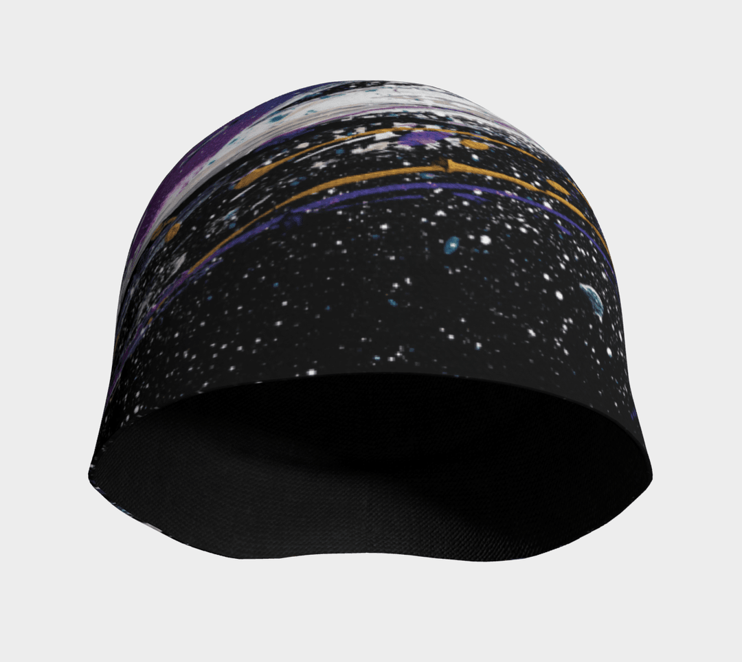 Vue intérieure de la tuque Abracadabra, montrant la doublure en tissu de bambou noir.