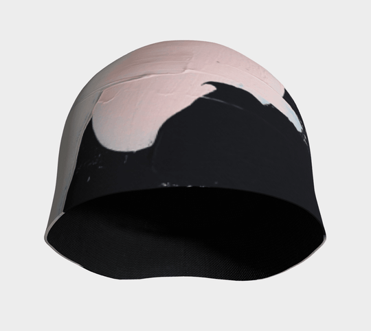 Vue intérieure de la tuque matelassé moderne, montrant la doublure noire en bambou.