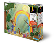 Painting Rainbows Puzzle 100 Pieces for Kids