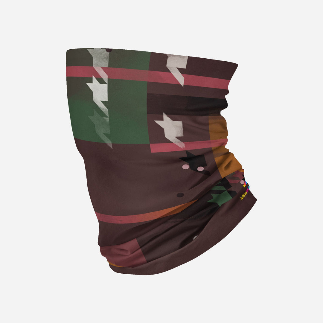 Pied de poule Marron Multifunctional Tube