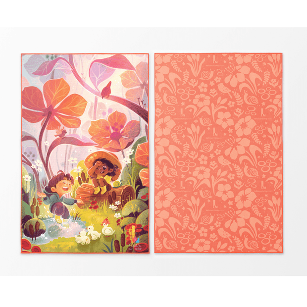 Playful Rain Beach and Travel Towel