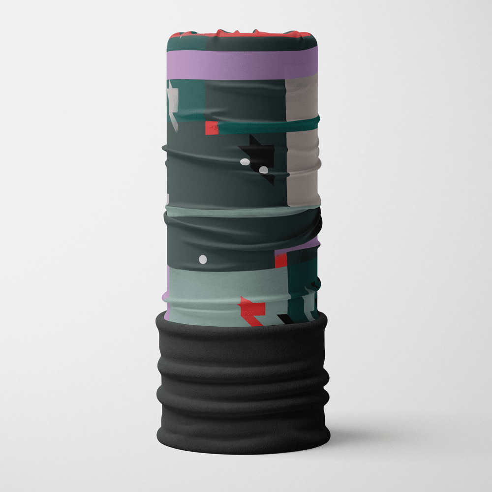 POLAR Pied de poule Lilac Multifunctional Tube