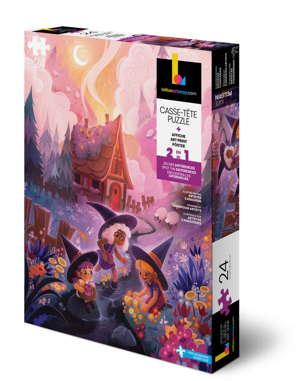 Puzzle The Flower Gatherers  24 Pieces for Kids