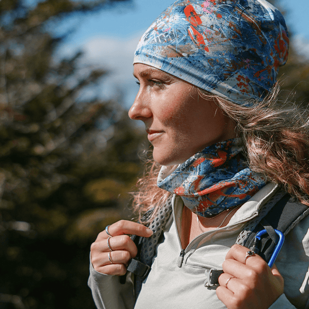 Hikers' essential accessory is the multicolor and multifunctional Sphenedon tube from Lalita's Art Shop.