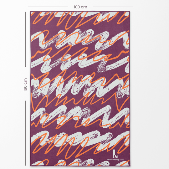Tulips – XL Reversible Artistic Towel